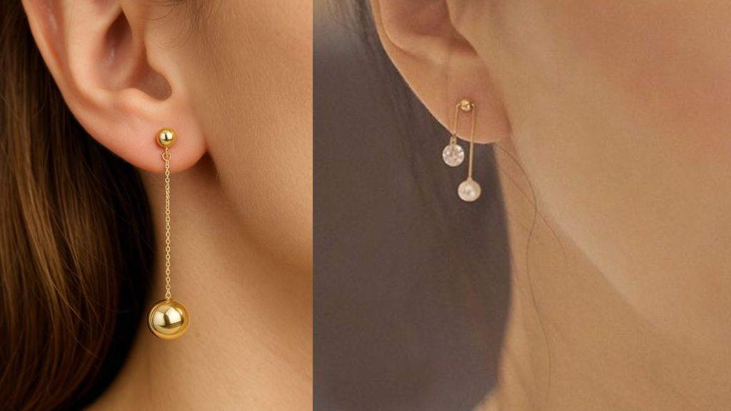 Gold Earrings Daily Use For Girls