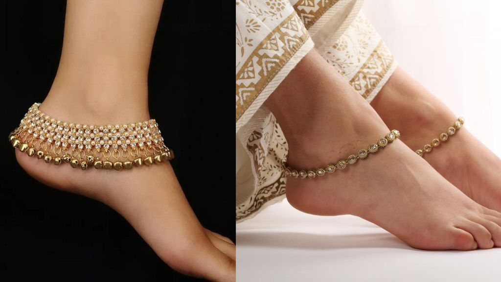 Latest Gold Anklet Designs