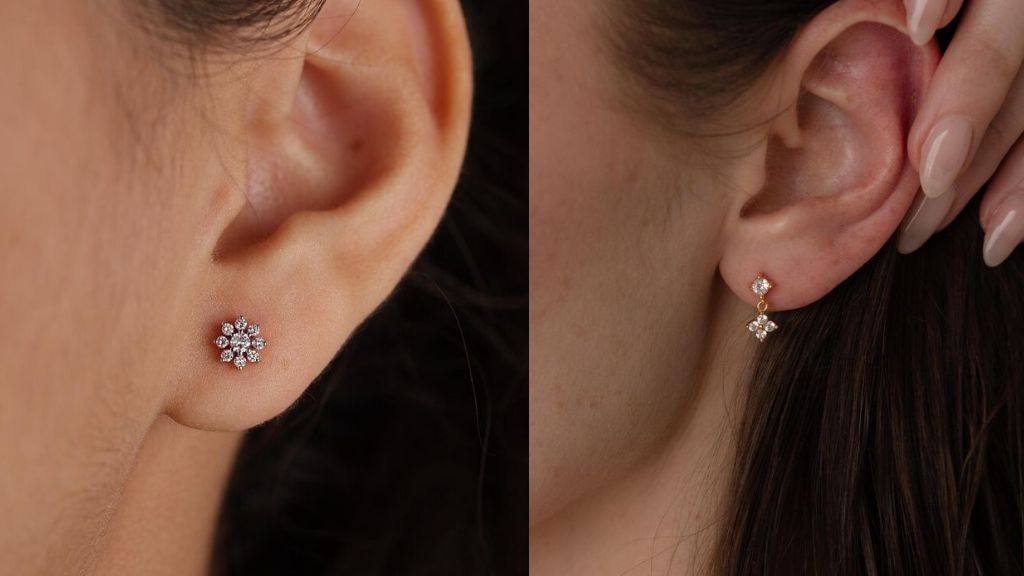 Gold Earrings Daily Use For Girls