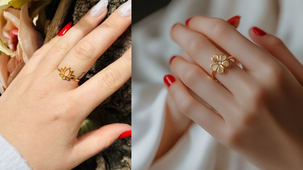 Gold Ring For Girls