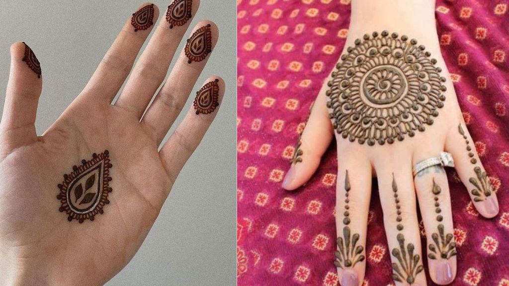 Simple Mehndi Design Photos 2025