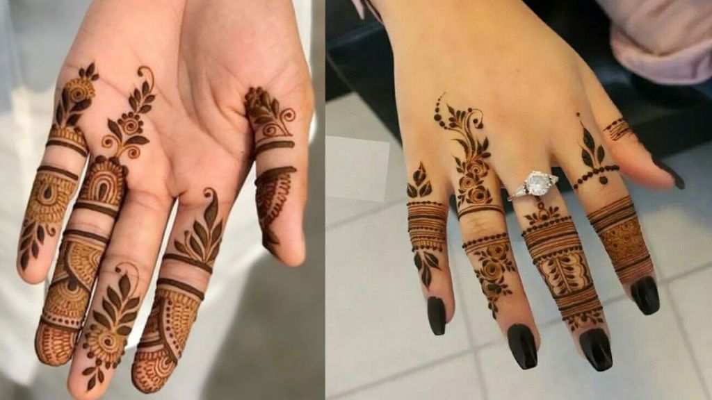 Simple Mehndi Design Photos 2025