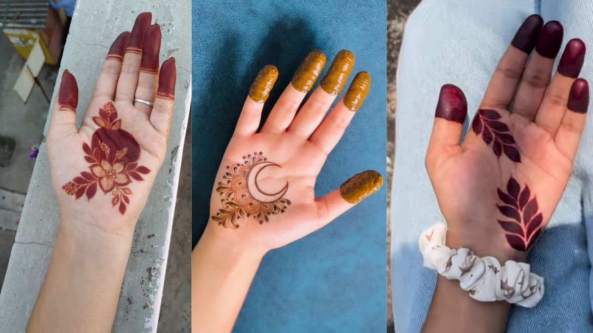 Simple Mehndi Design Photos 2025