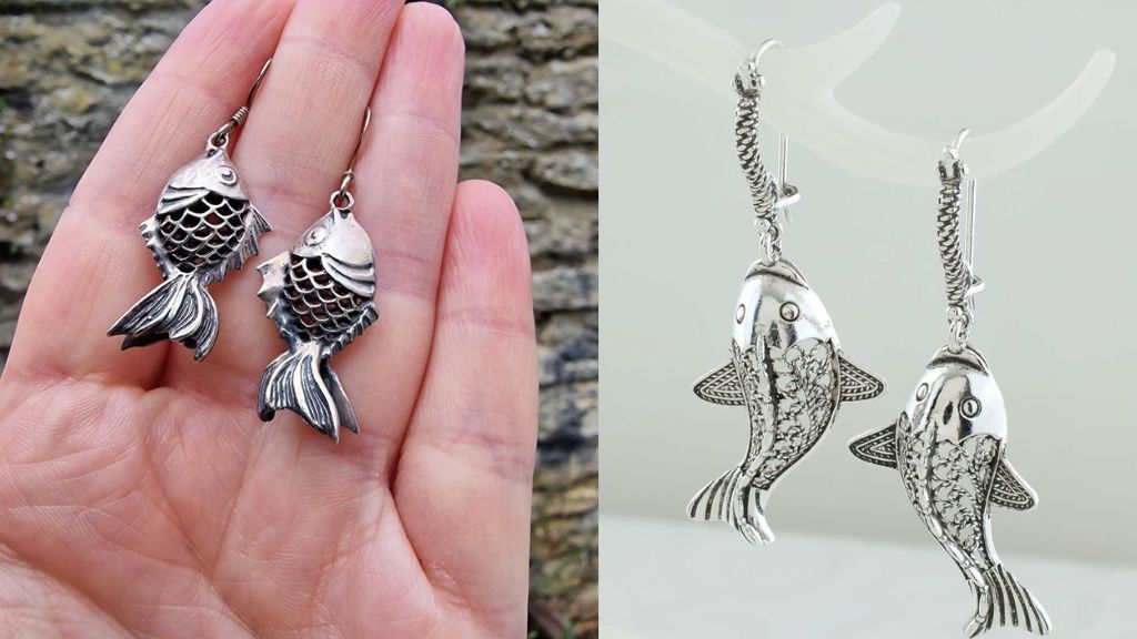 Latest Fish Earrings Design