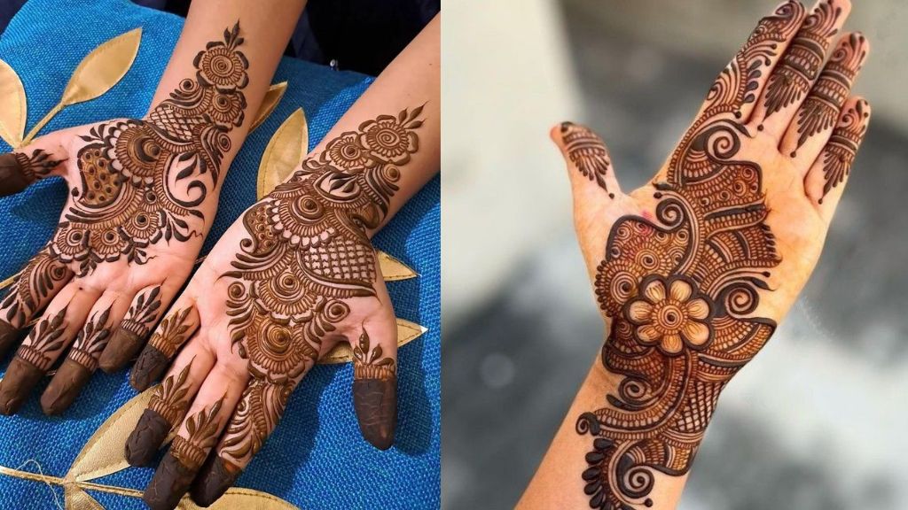 Front Simple Mehndi