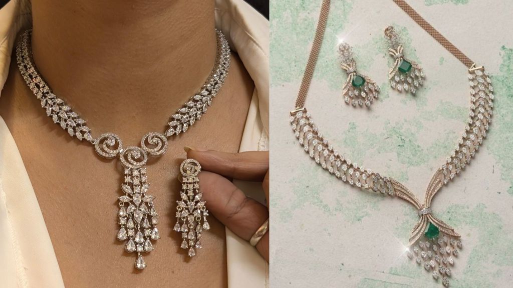 Real Diamond Necklace Design