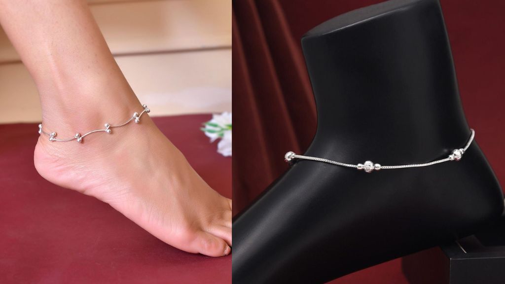 Silver Anklet New Design