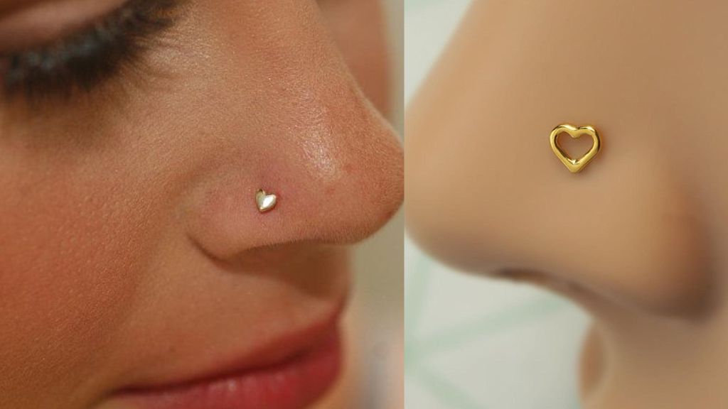 Gold Nose Pin for Girls Small
