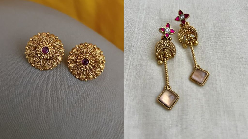5 Gram Gold Earrings