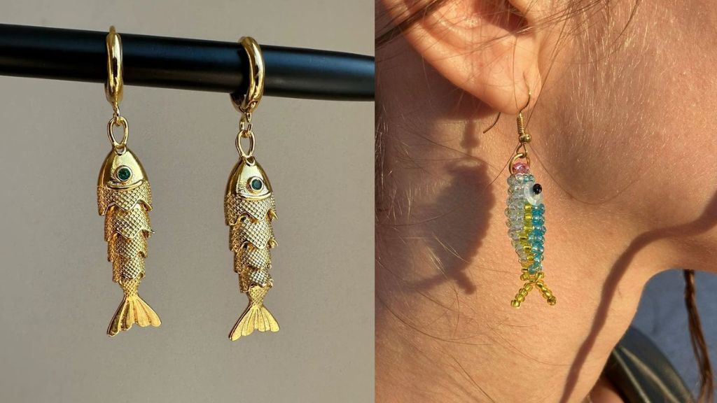 Latest Fish Earrings Design