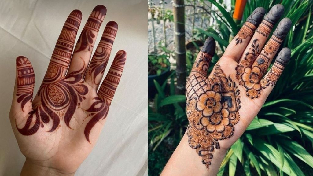 Front Simple Mehndi