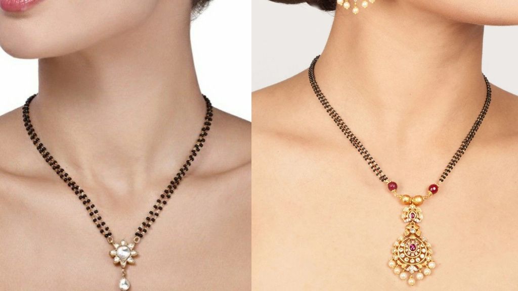 Crystal Mangalsutra Design