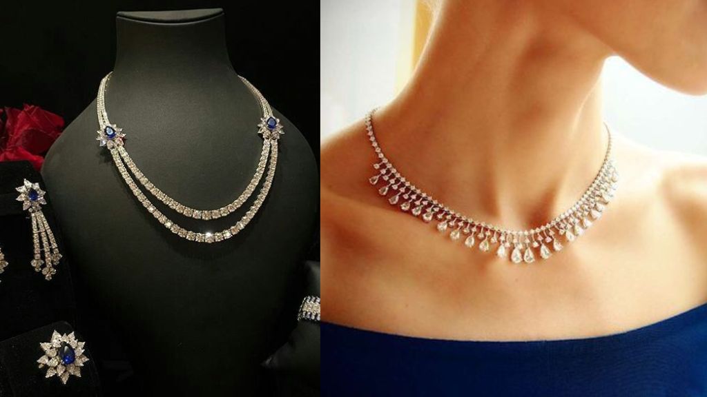 Real Diamond Necklace Design