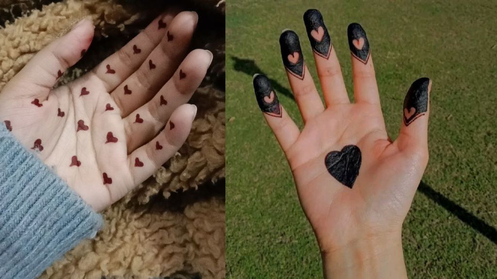 Thick Mehndi Design Easy
