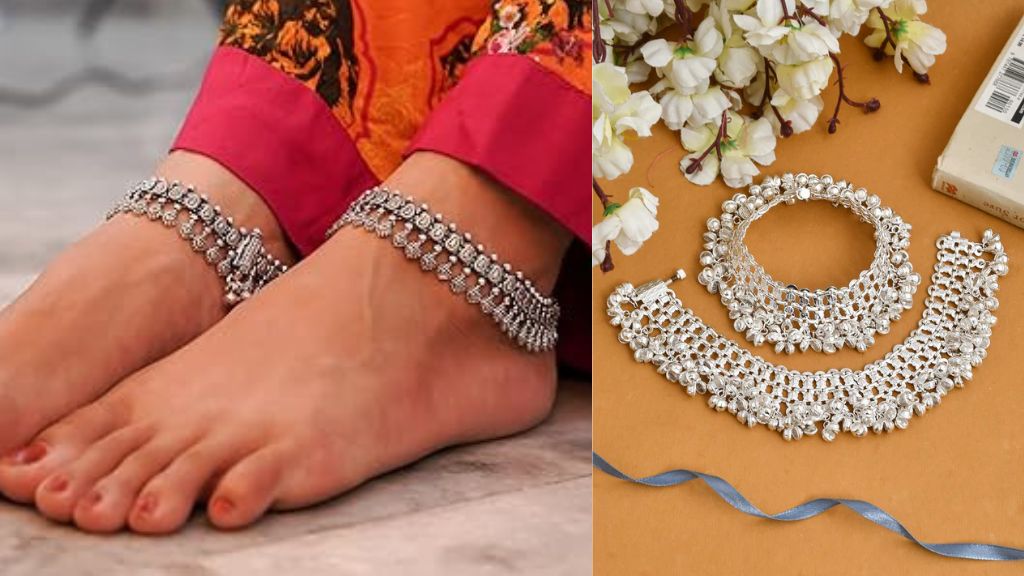Bridal Payal Design Silver