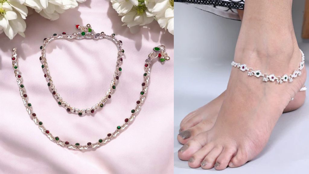 Bridal Payal Design Silver