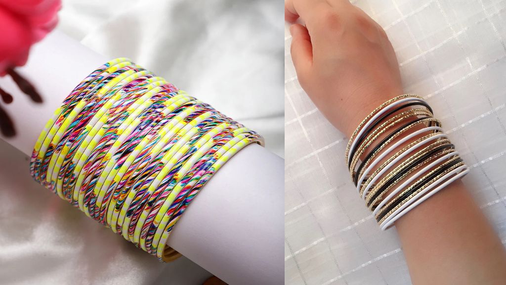 Metal Colorful Bangles