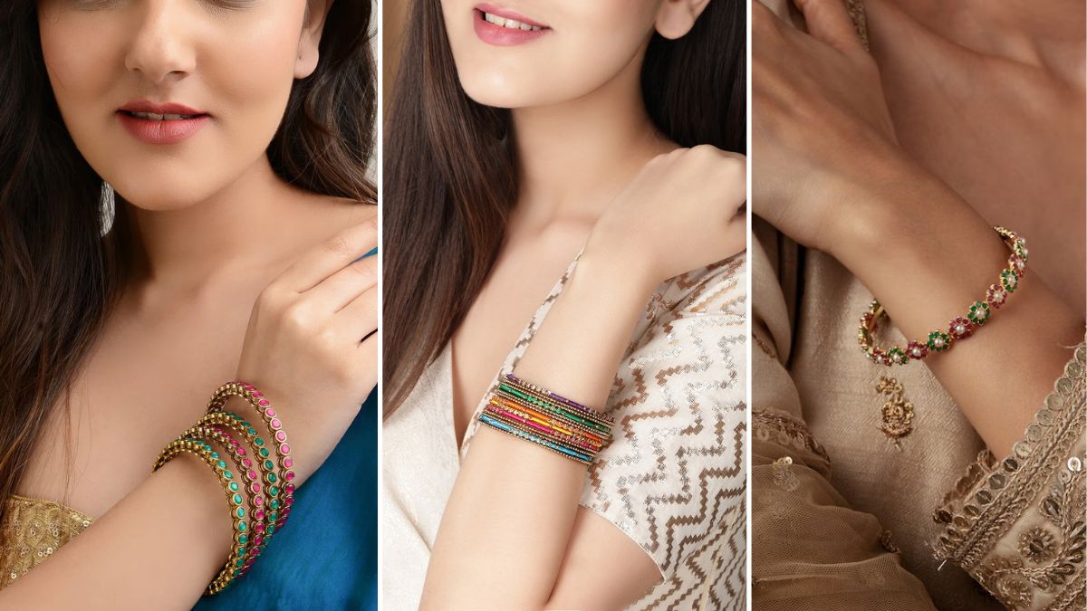 Metal Colorful Bangles