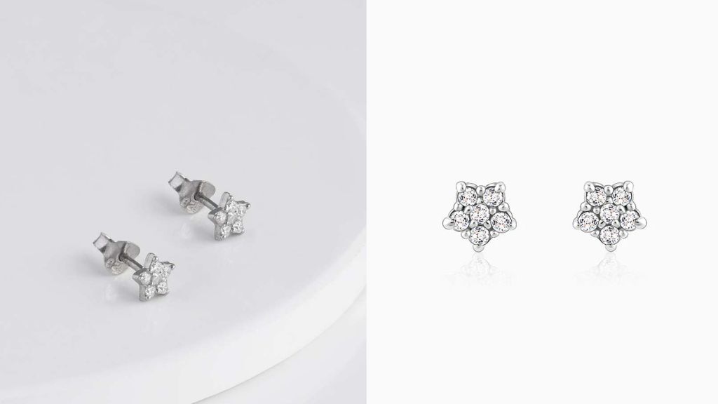 Silver Huggies Earrings Designs