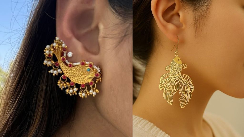 Latest Fish Earrings Design
