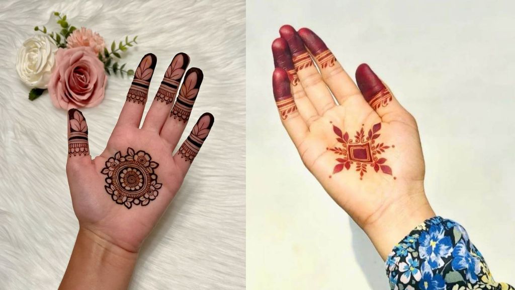 Front Simple Mehndi