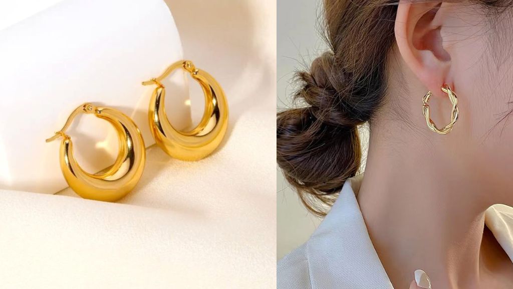Huggie Earrings Gold