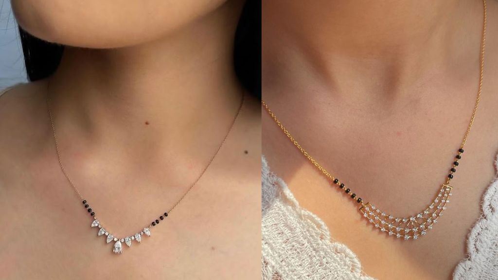 Diamond Mangalsutra Design