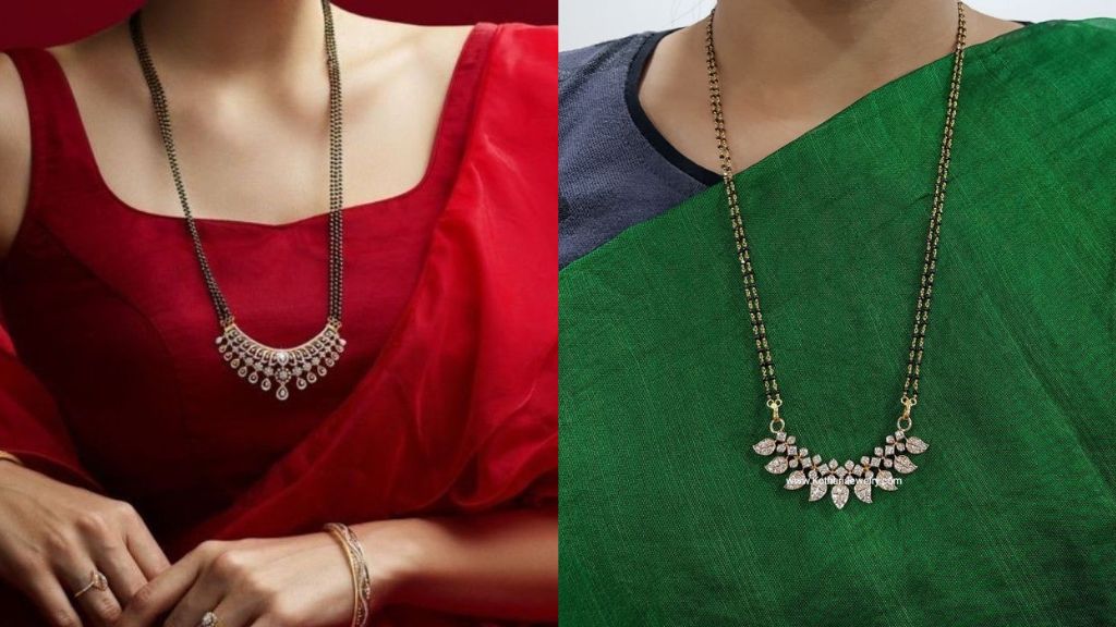 Crystal Mangalsutra Design