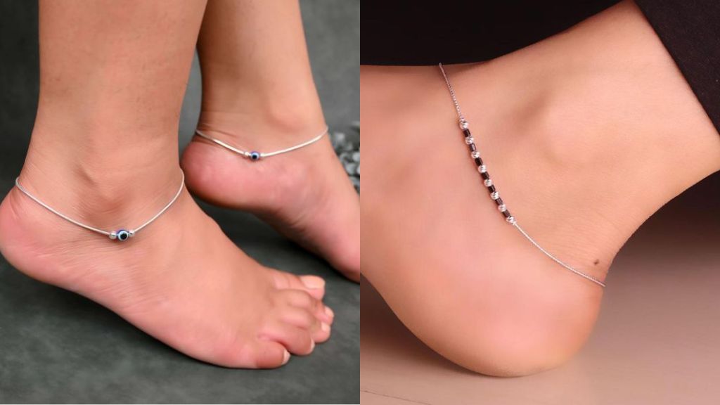 Latest Silver Anklet Design