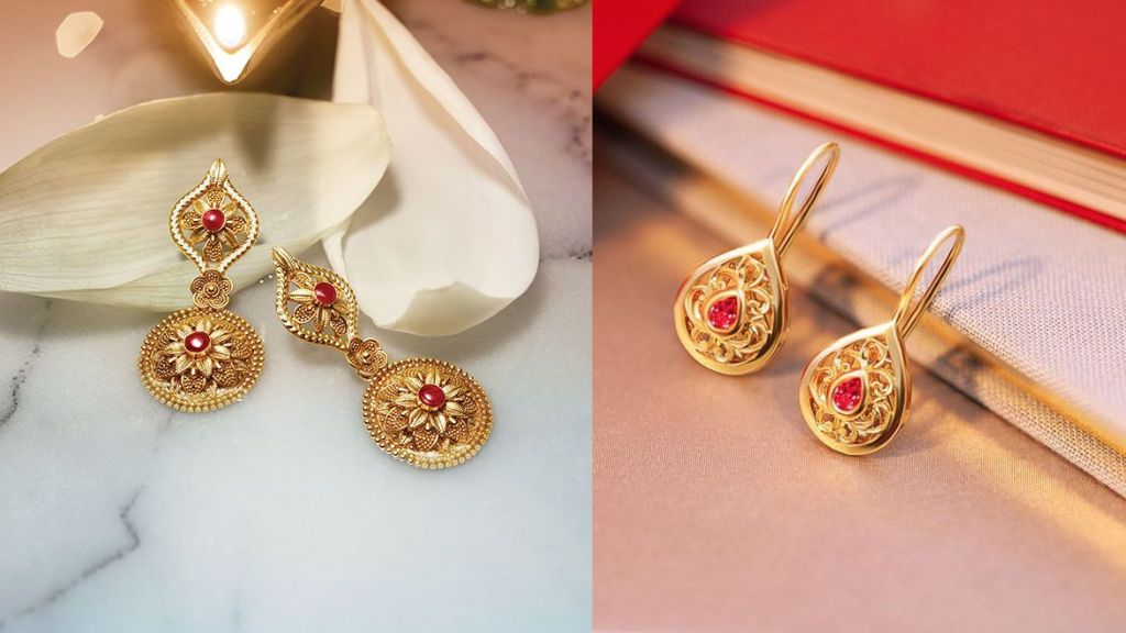 5 Gram Gold Earrings