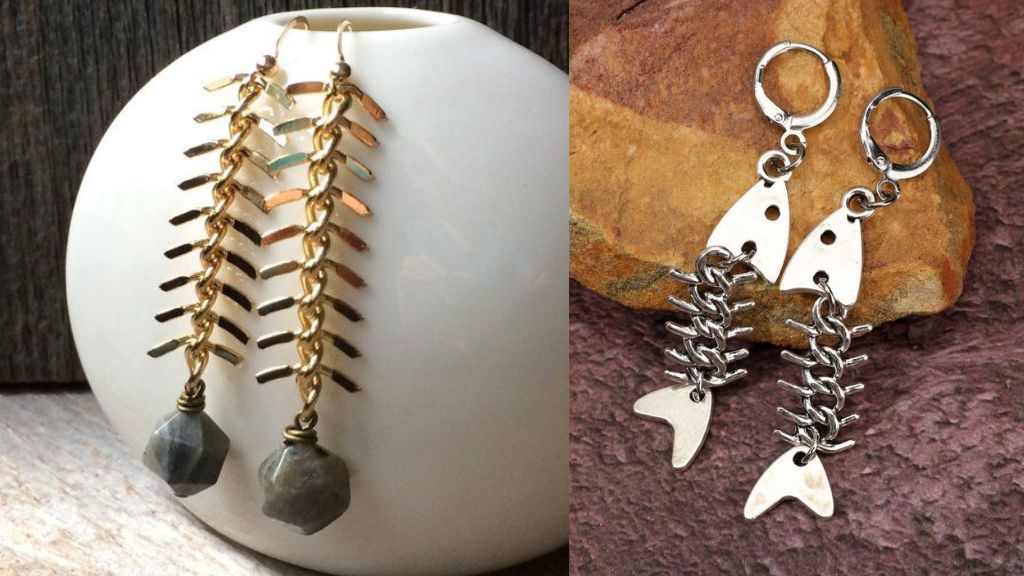 Latest Fish Earrings Design