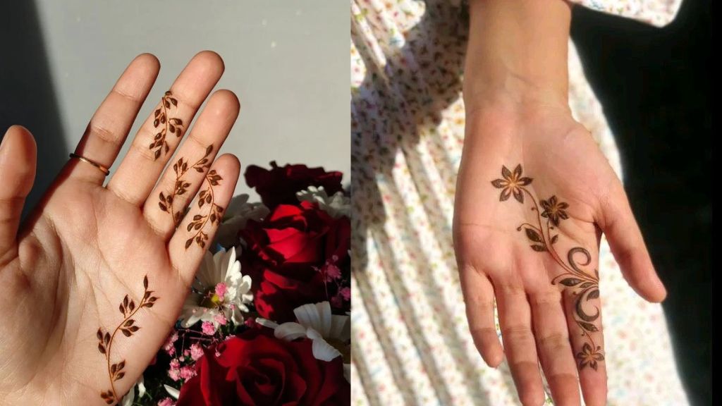 Front Simple Mehndi