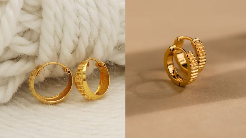 Huggie Earrings Gold