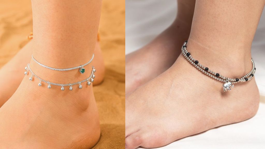 Latest Silver Anklet Design
