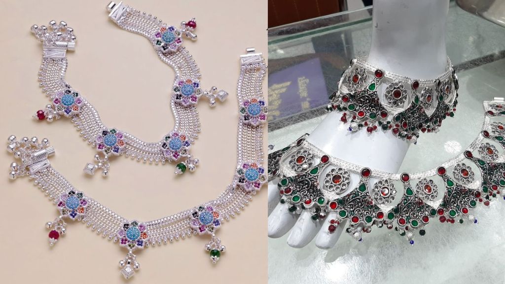 Heavy Payal Design Silver