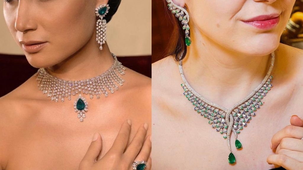 Real Diamond Necklace Design