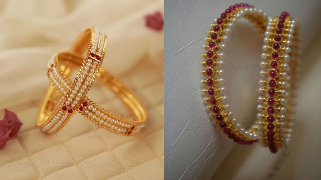 Gold Bangles for Women 14k