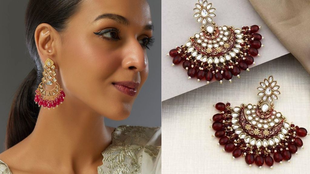 Red Stone Earrings