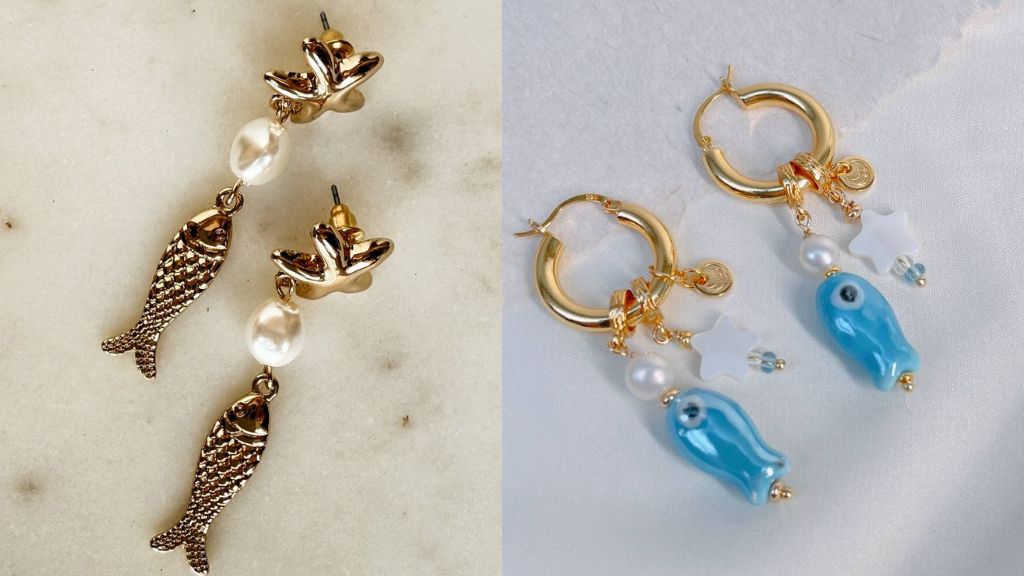 Latest Fish Earrings Design
