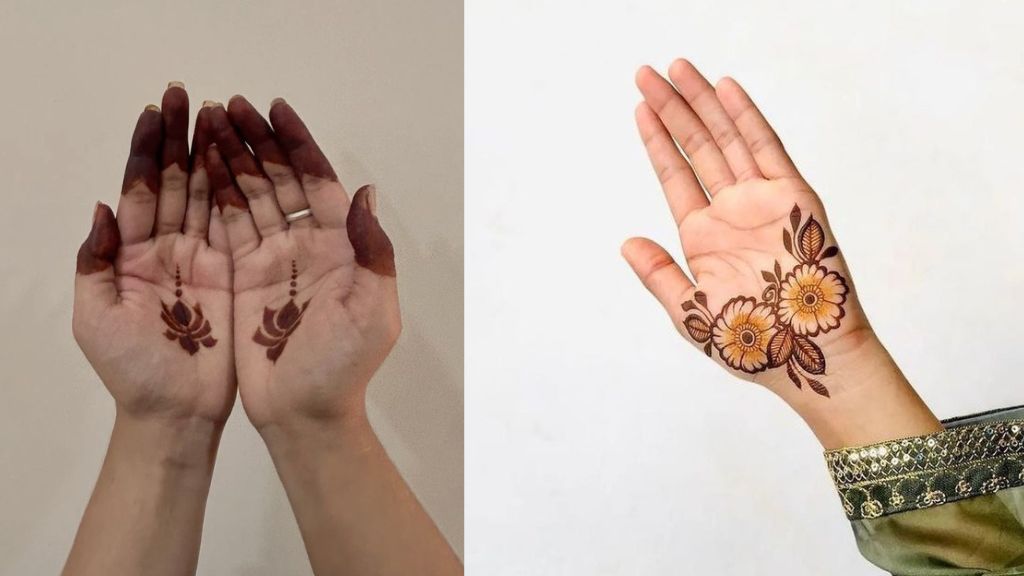 Front Simple Mehndi
