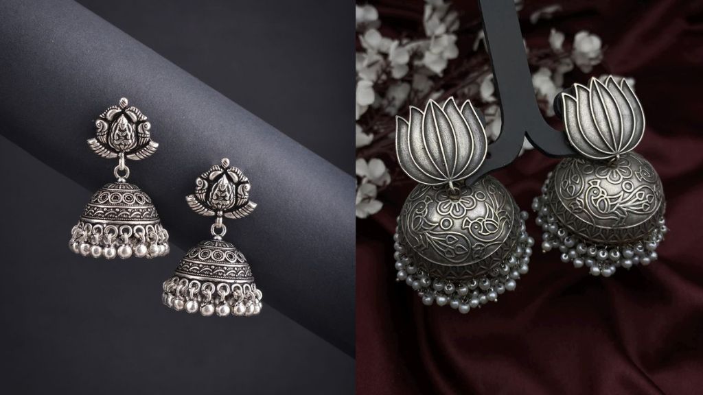 Oxidized Jhumka Designs
