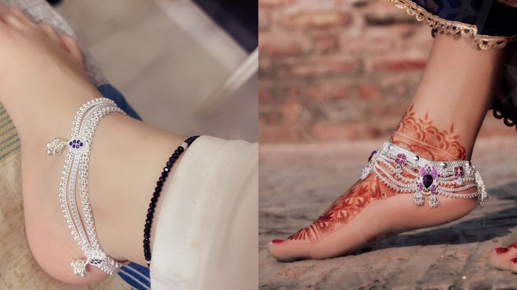 Heavy Payal Design Silver