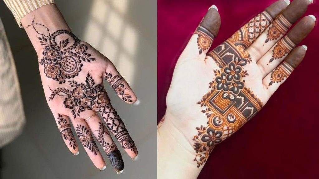 Front Simple Mehndi