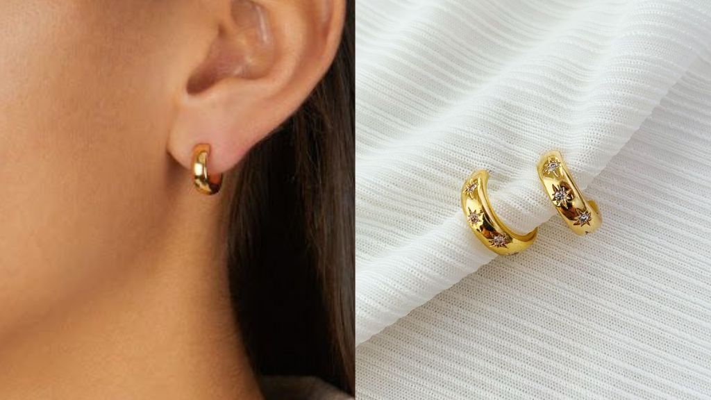 Huggie Earrings Gold