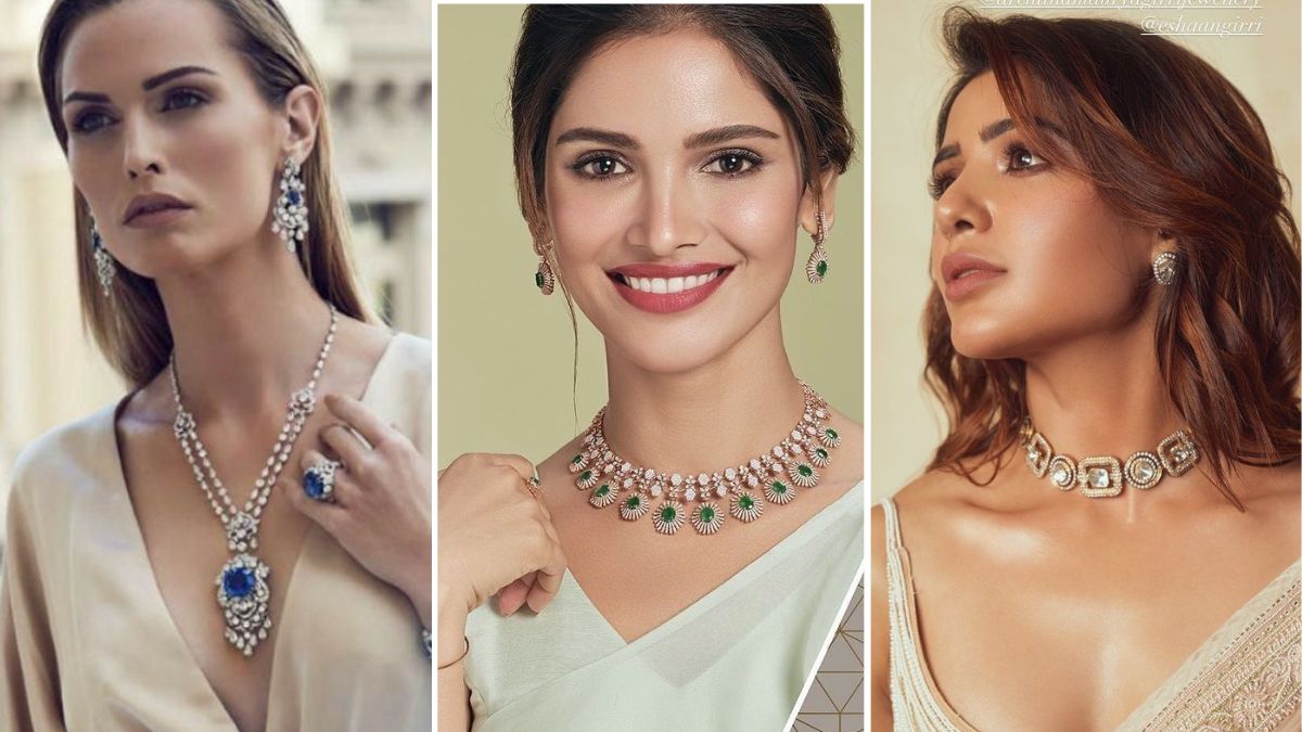 Real Diamond Necklace Design