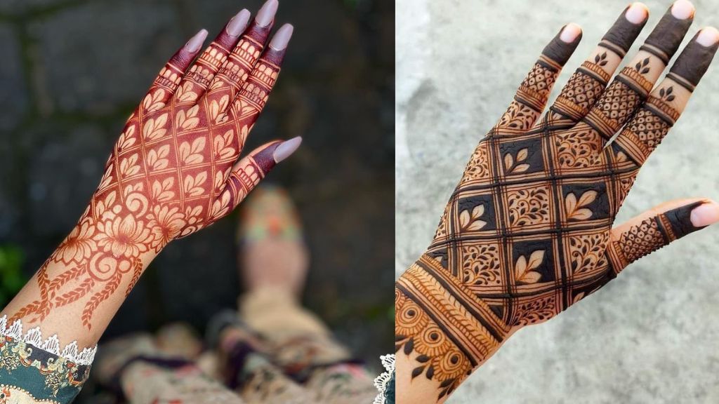 Thick Mehndi Design Easy