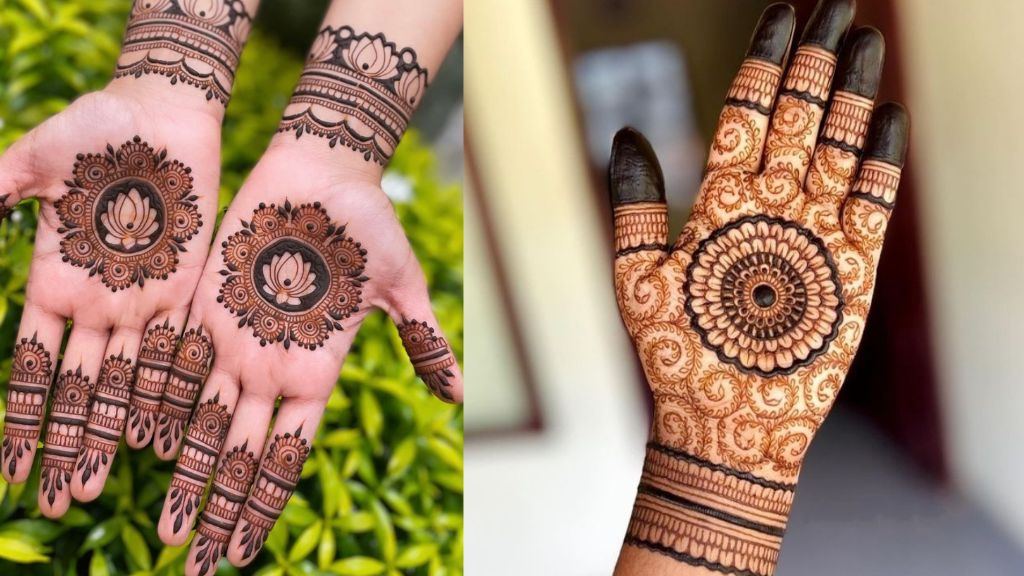 Thick Mehndi Design Easy