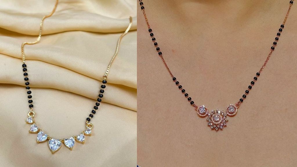 Crystal Mangalsutra Design