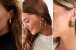 Half Hoop Earrings Gold
